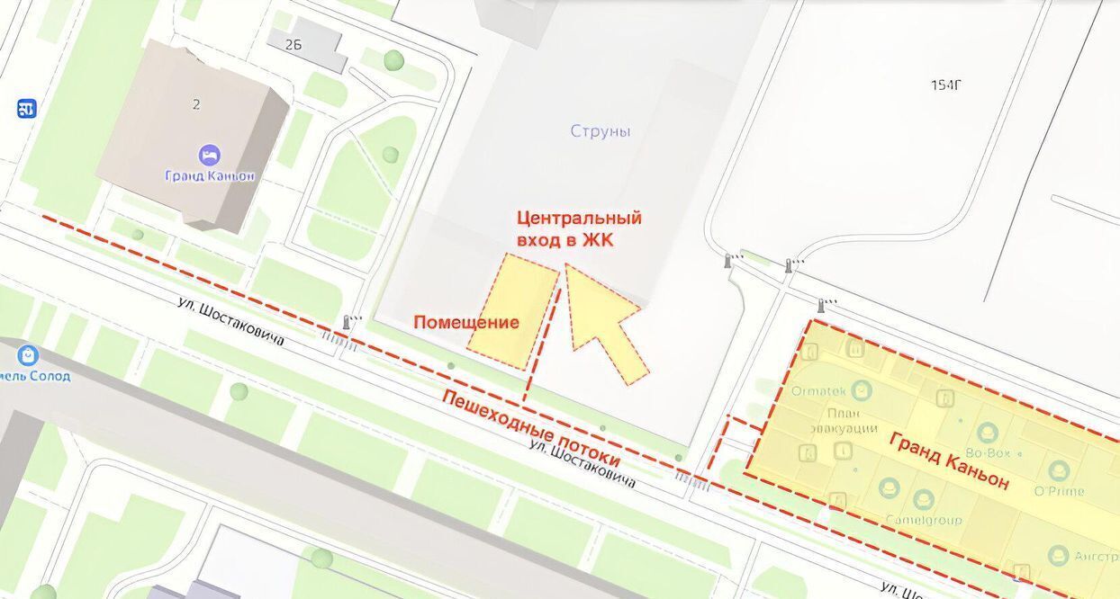 свободного назначения г Санкт-Петербург метро Проспект Просвещения ЖК «Струны» фото 2