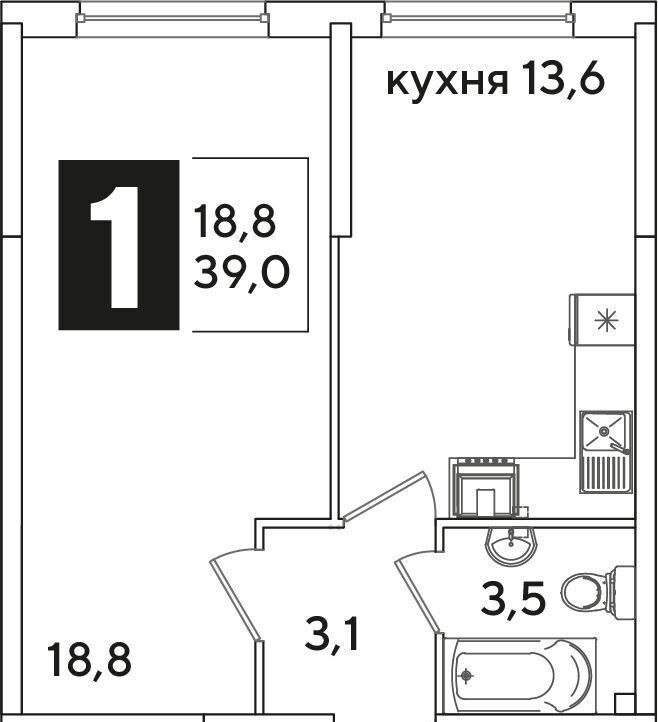 квартира г Краснодар р-н Прикубанский ул Западный Обход 44 фото 2