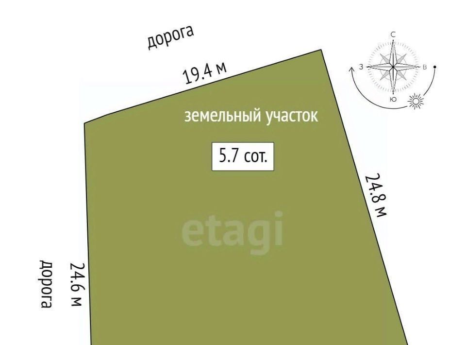 земля р-н Симферопольский с Трудовое снт Минерал Трудовское с/пос, садоводческое товарищество, 36Э фото 2