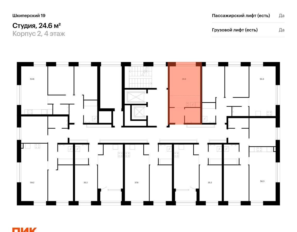 квартира г Санкт-Петербург метро Приморская ул Шкиперский проток 19 ЖК Шкиперский 19 округ Гавань фото 2