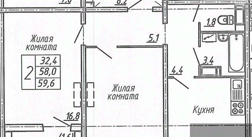 квартира г Воронеж р-н Центральный ул Шишкова 140б/6 фото 1