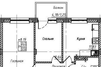 квартира п Солонцы поселок Новалэнд ЖК Живём сельсовет, Красноярск, Солонцовский фото 4