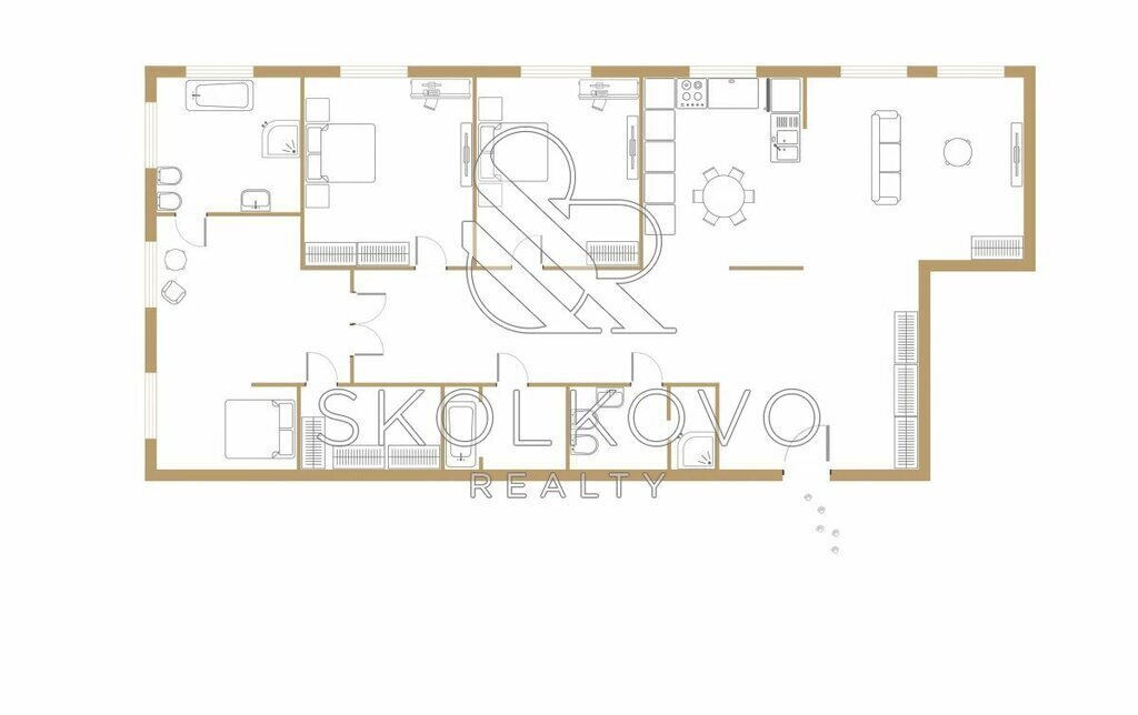 квартира г Москва метро Ломоносовский проспект ул Мосфильмовская 70к/2 муниципальный округ Раменки фото 3