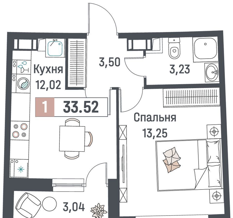 квартира р-н Всеволожский г Мурино пр-кт Авиаторов Балтики 29 Девяткино, корп. 1 фото 1