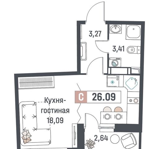 г Мурино пр-кт Авиаторов Балтики 29 Девяткино, корп. 1 фото