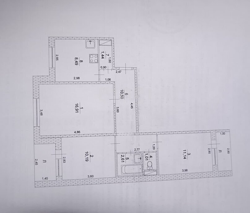 комната г Ульяновск р-н Заволжский б-р Киевский 8 фото 20