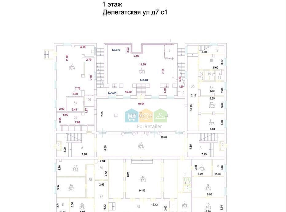 офис г Москва метро Достоевская ул Делегатская 7с/1 муниципальный округ Тверской фото 18