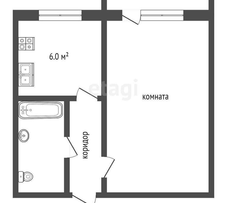 квартира р-н Алапаевский п Верхняя Синячиха ул Октябрьская 5 фото 14