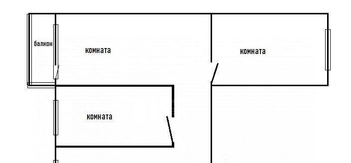 квартира г Тула п Скуратовский п Южный ул Шахтерская 3 р-н Центральный фото 2