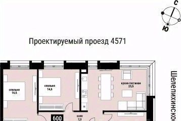 квартира г Москва метро Деловой центр Шелепиха жилой комплекс фото 1