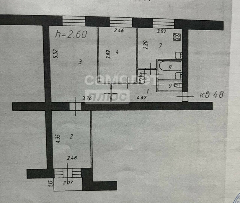 квартира г Иваново р-н Фрунзенский ул Володарского 43 фото 9