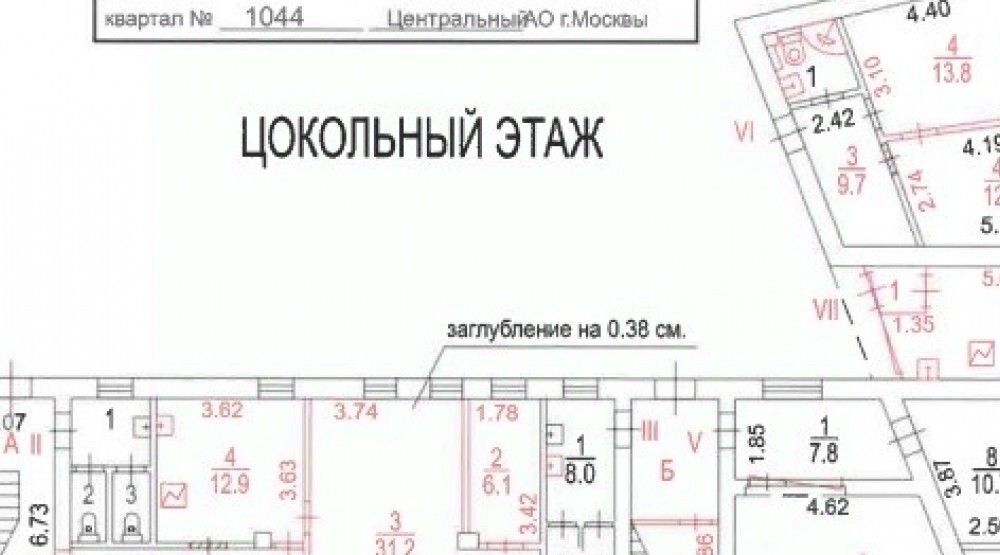 торговое помещение г Москва метро Бауманская ул Старая Басманная 23/9с 2 фото 4