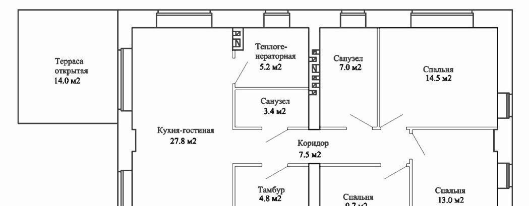 дом р-н Судогодский д Байгуши ул Луговая 7 Вяткинское муниципальное образование фото 2