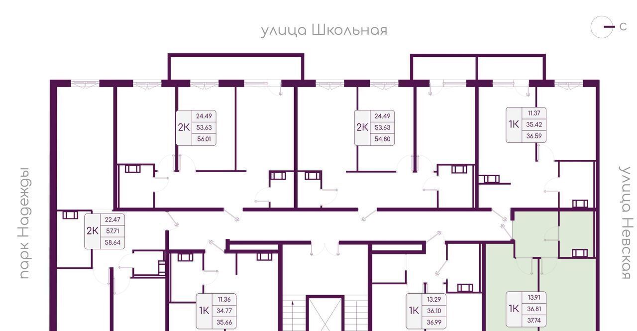 квартира р-н Всеволожский п Дубровка ул Школьная Дубровское городское поселение фото 2