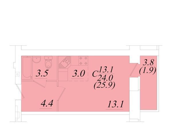 квартира г Вологда ул Новгородская 34к/1 фото 1