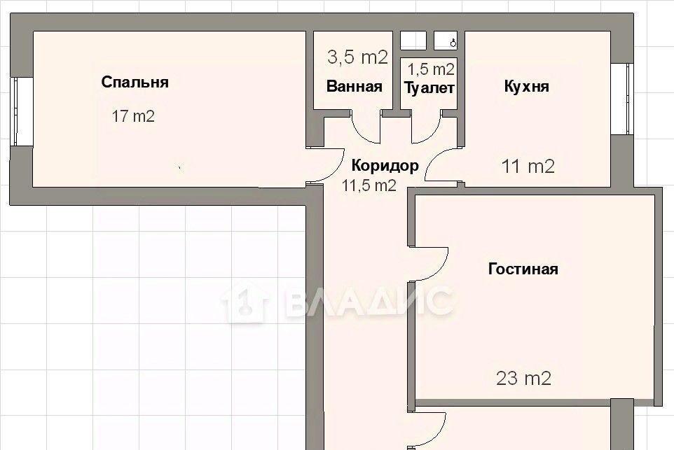 квартира г Москва метро Автозаводская ул Лобанова 1/2 фото 2