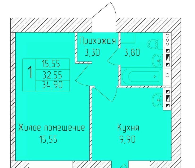 квартира г Старый Оскол Степной микрорайон фото 1