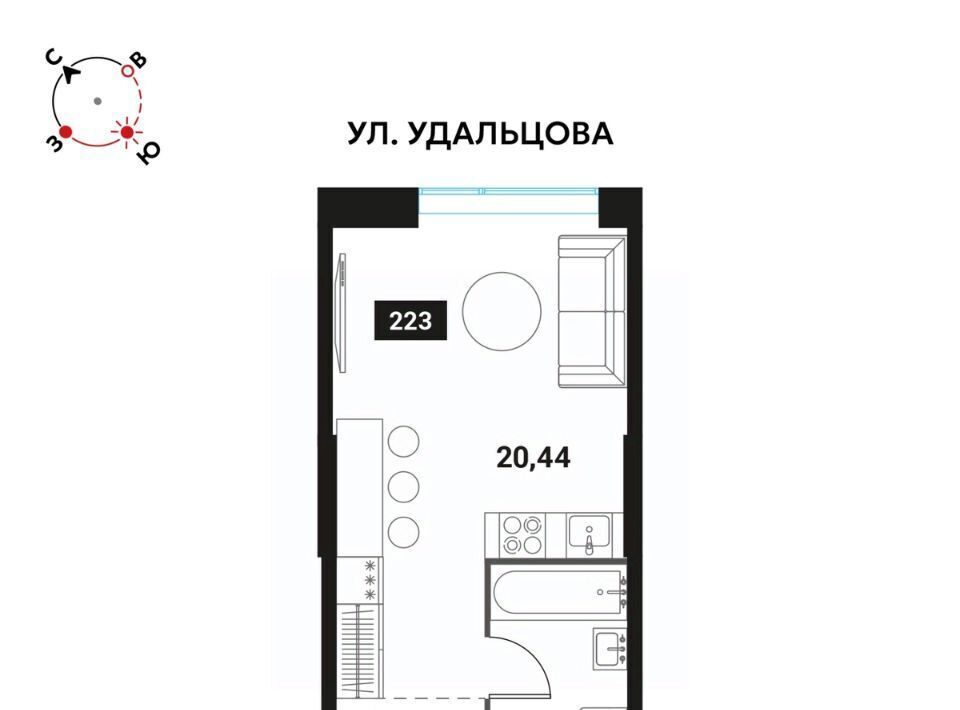 квартира г Москва метро Ломоносовский проспект ЖК «Инноватор» к А фото 1