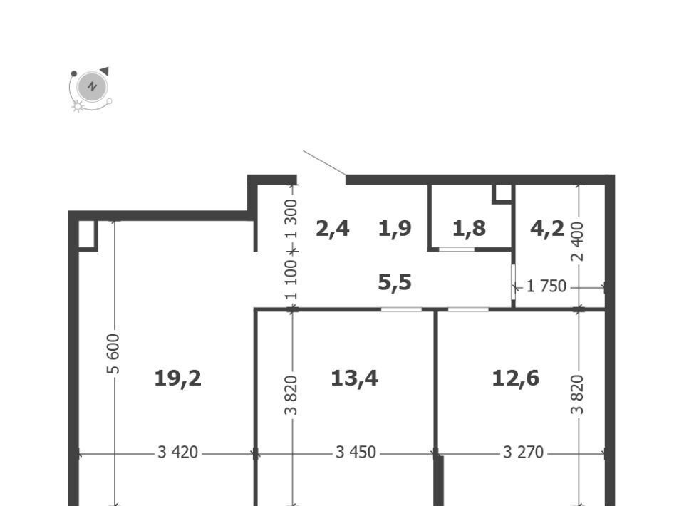 квартира г Москва метро ЗИЛ ЖК Шагал 3-я оч., к 6 фото 2