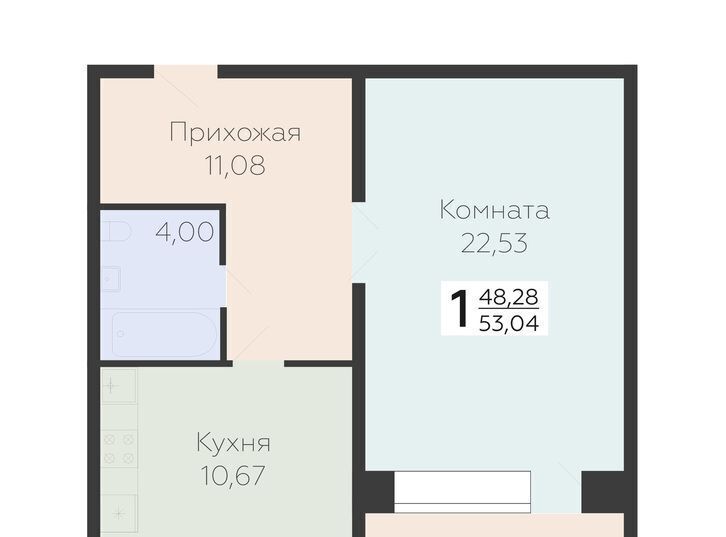 квартира г Самара п Мехзавод кв-л 3-й 8 р-н Красноглинский Юнгородок Мехзавод фото 1