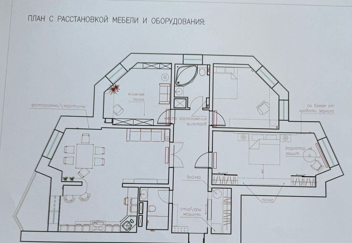 квартира г Санкт-Петербург метро Озерки пр-кт Луначарского 11к/1 фото 34