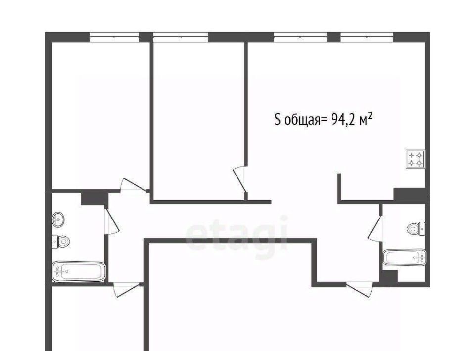 квартира г Уфа р-н Советский ул Пархоменко 123 фото 22