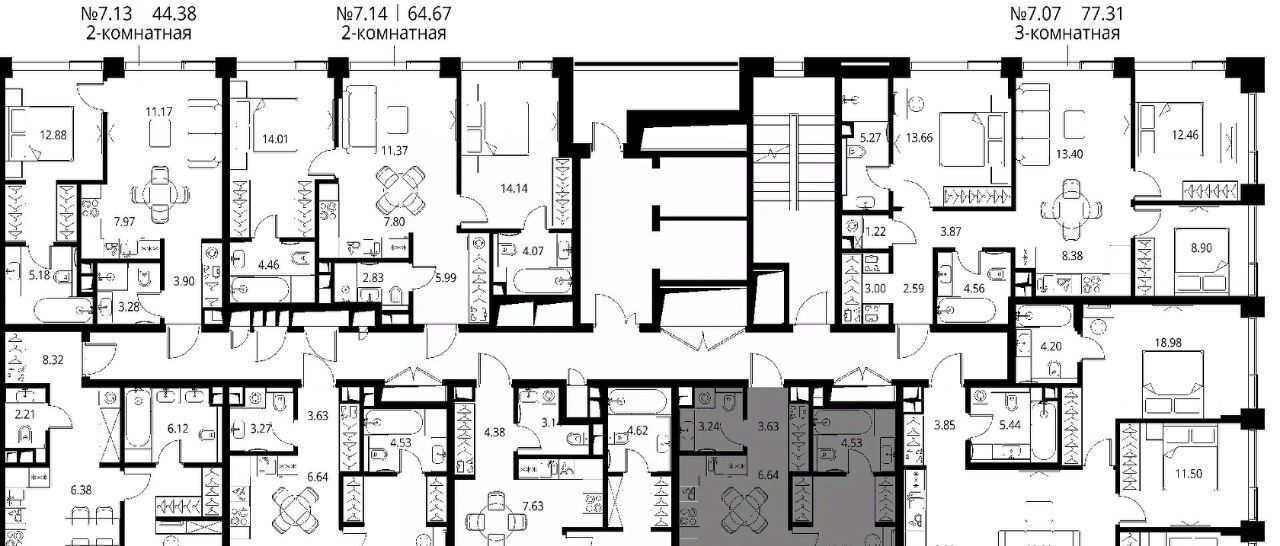 квартира г Москва метро Трикотажная ш Волоколамское 95/1к 3 ЖК City Bay муниципальный округ Покровское-Стрешнево фото 2