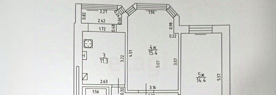 квартира г Калининград р-н Ленинградский ул Свердлова 29 фото 25