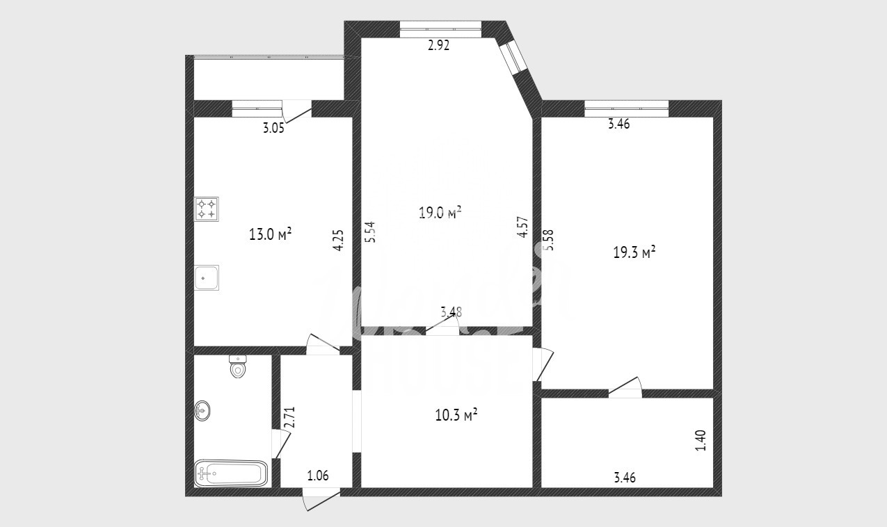 квартира г Тюмень р-н Калининский ул Новосибирская 131 фото 24