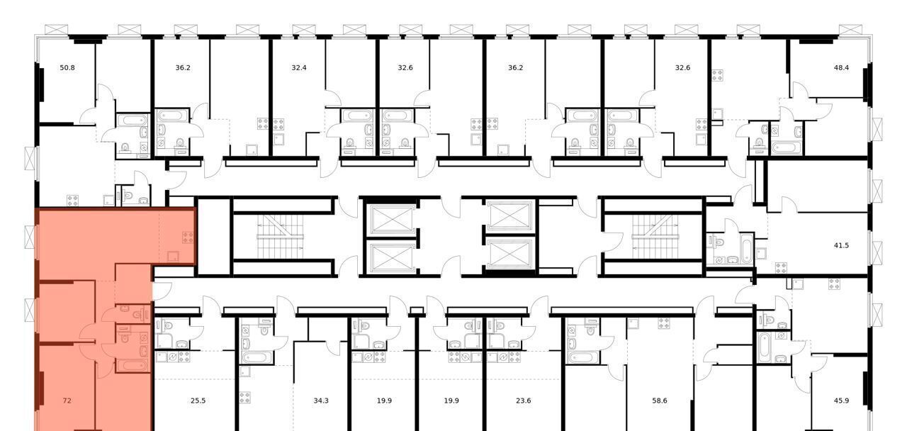 квартира г Москва метро Нагатинская Второй Нагатинский корп. 1. 3 фото 2