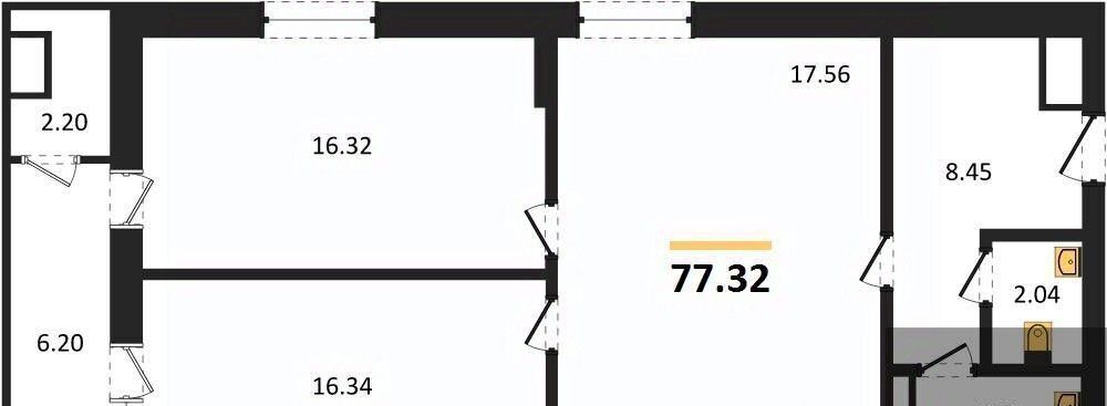 квартира г Воронеж р-н Ленинский ул 9 Января 68л фото 1