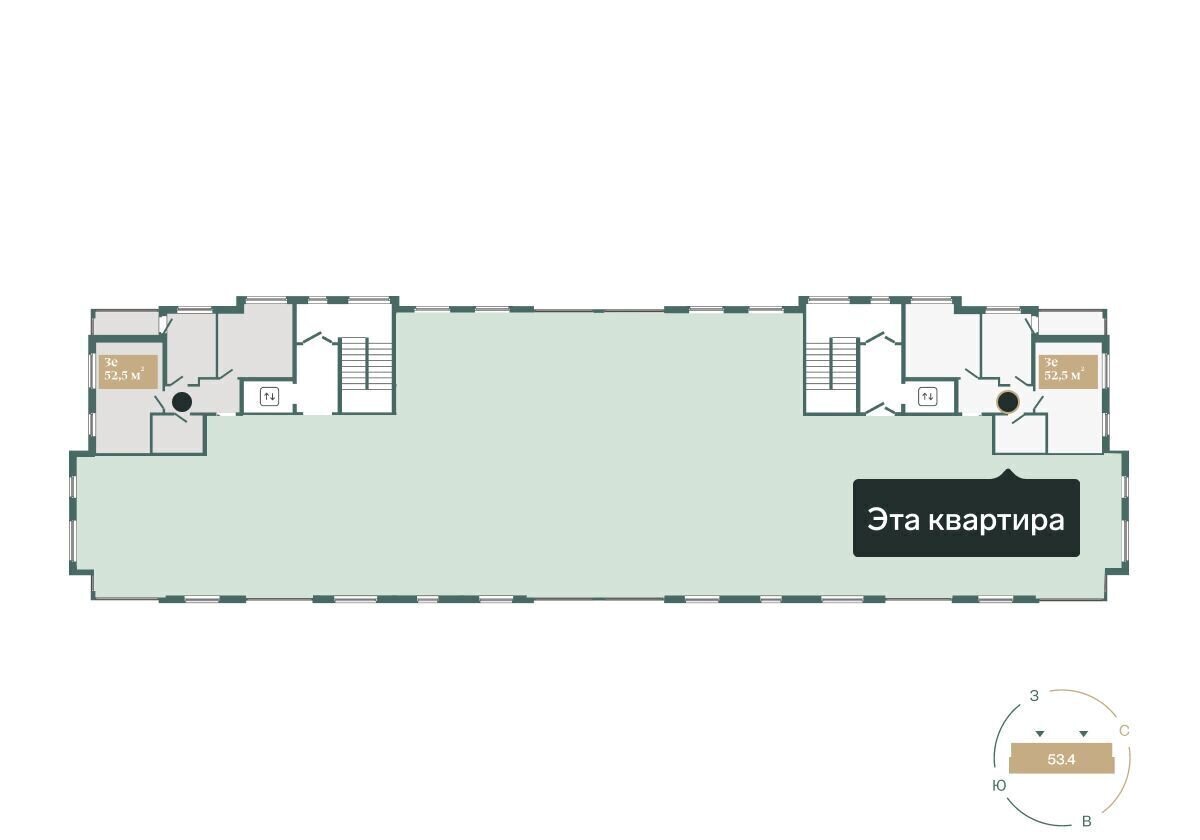 квартира г Тюмень р-н Калининский ул Ямская 636 ЖК «Эклипт» Калининский административный округ фото 2