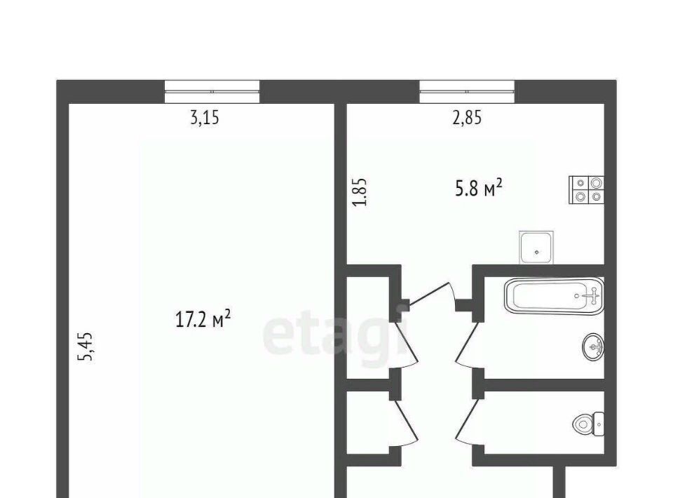 квартира г Новый Уренгой ул Юбилейная 2 фото 2