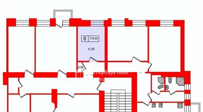 комната г Санкт-Петербург метро Ладожская ш Революции 112 округ Ржевка фото 2