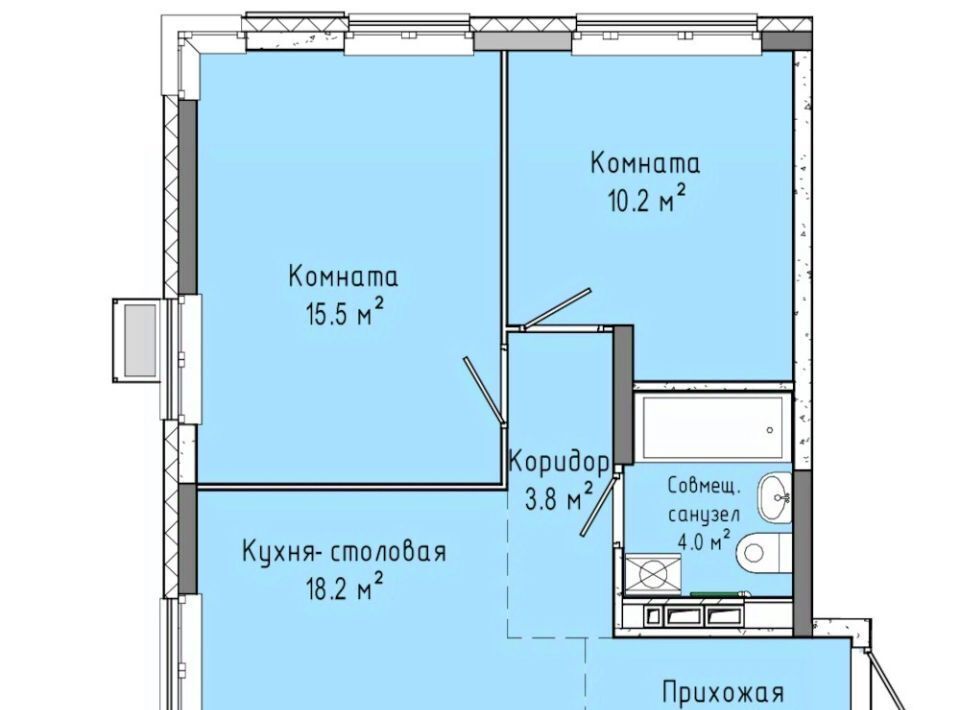 квартира г Ижевск р-н Индустриальный ул Ленина 91/1 фото 1