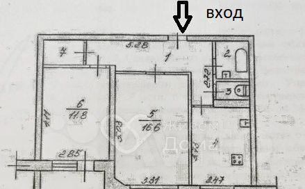 квартира г Волгоград р-н Дзержинский ул им. Землячки 33 фото 2