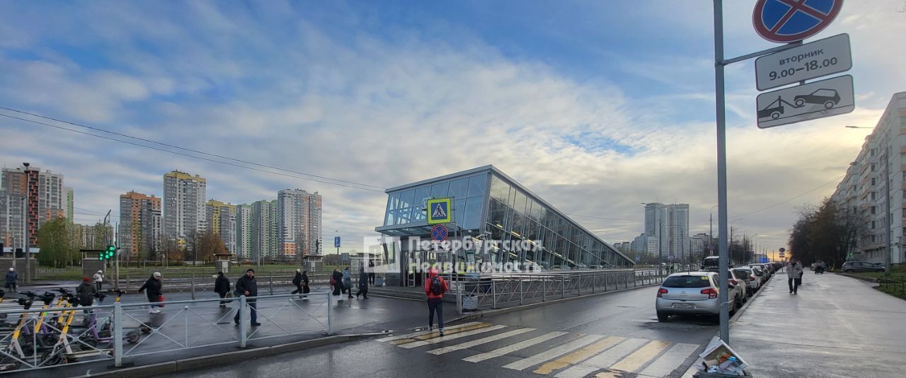 квартира г Санкт-Петербург метро Проспект Славы пер Альпийский 45 фото 12