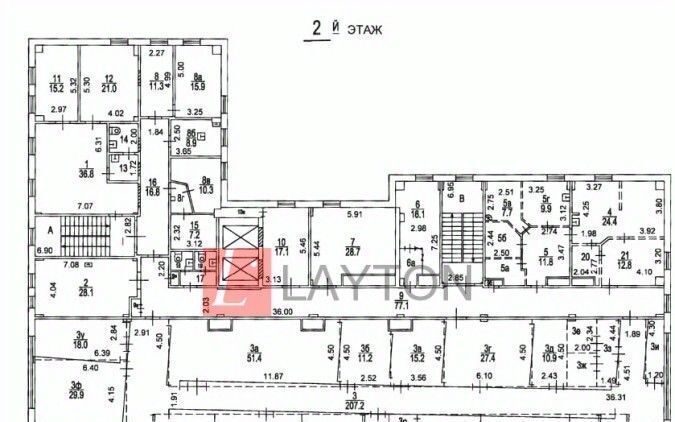 офис г Москва метро Улица Академика Янгеля ул Харьковская 4к/3 фото 6