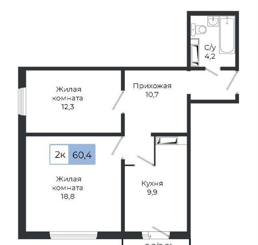 квартира р-н Октябрьский ул Норильская 3 фото