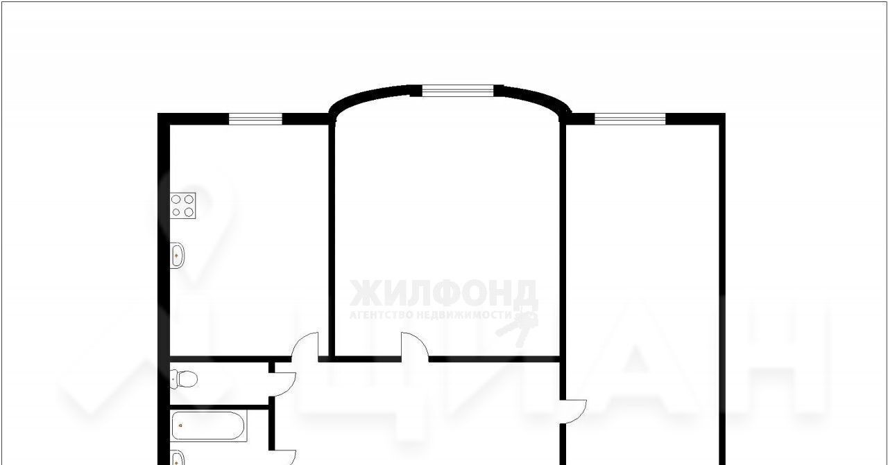 квартира г Москва метро Крылатское ул Осенняя 14 фото 2