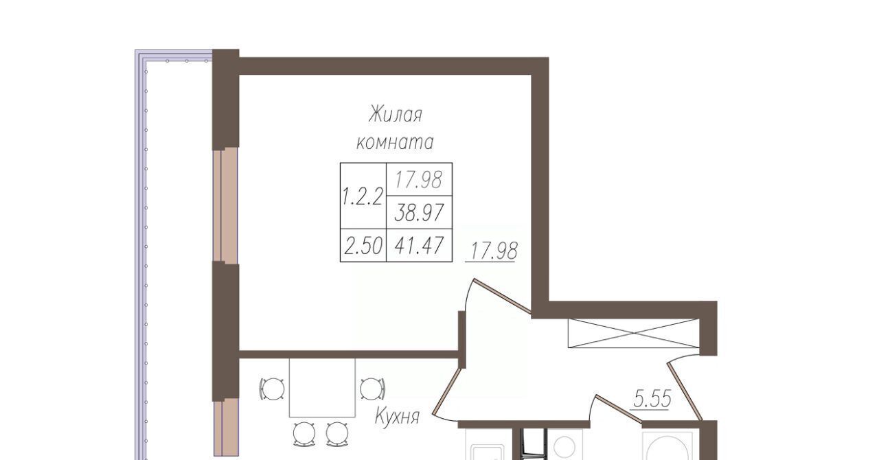 квартира г Орел р-н Советский ул Генерала Родина 66ак/1 фото 1