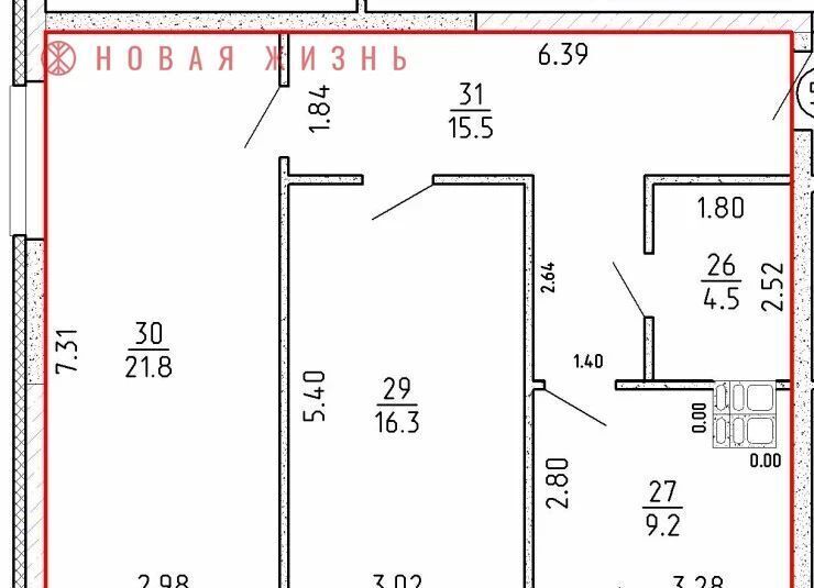 квартира г Самара р-н Железнодорожный проезд 4-й 8а фото 1