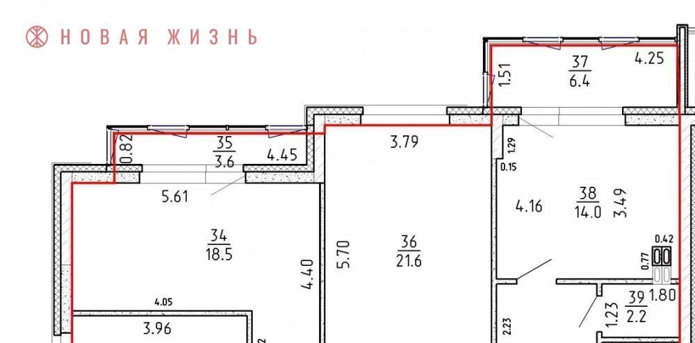 квартира г Самара р-н Железнодорожный проезд 4-й 8а фото 1