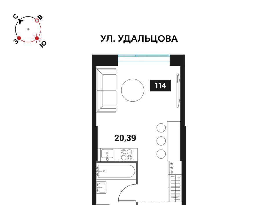 квартира г Москва метро Мичуринский проспект ЖК «Инноватор» к А фото 1