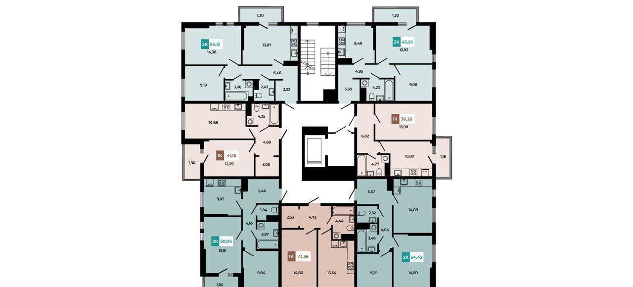 квартира р-н Аксайский п Темерницкий б-р Ростовский з/у 2А, корп. 5, Ростов-на-Дону фото 14