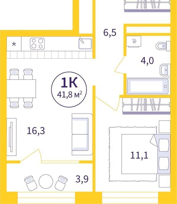 квартира г Екатеринбург Уралмаш улица 22-го Партсъезда, 5 фото 1