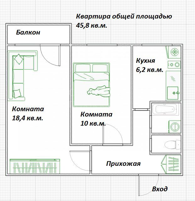 квартира г Москва метро Новогиреево Ивановское ш Энтузиастов 98 Шоссе Энтузиастов, к. 4 фото 4