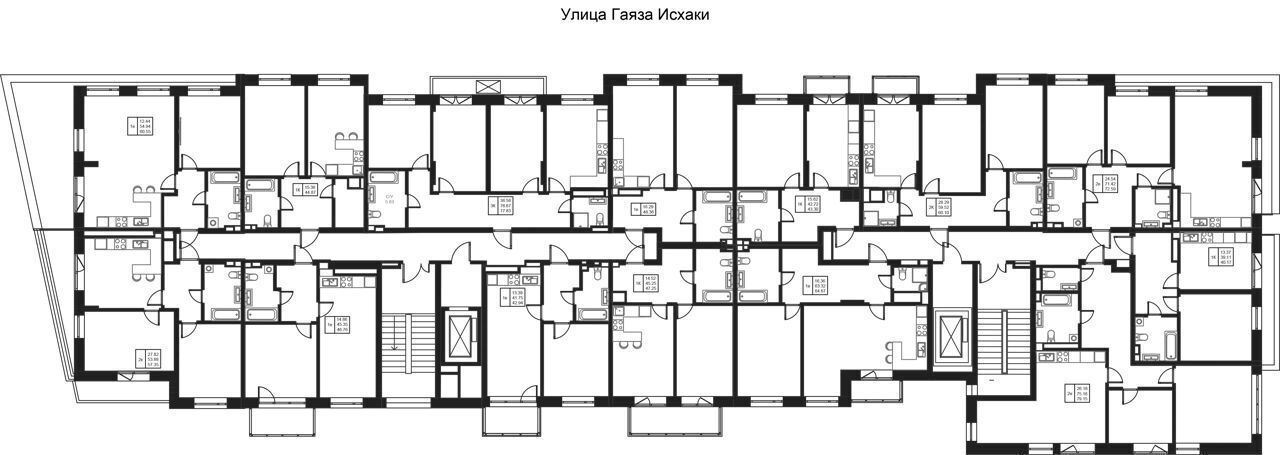 квартира г Казань Кремлёвская ул Гаяза Исхаки Жилой дом фото 20