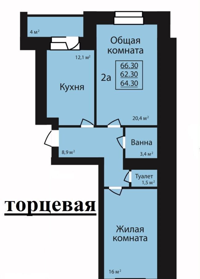 квартира г Тамбов р-н Октябрьский ул имени С.И. Савостьянова 3б фото 5