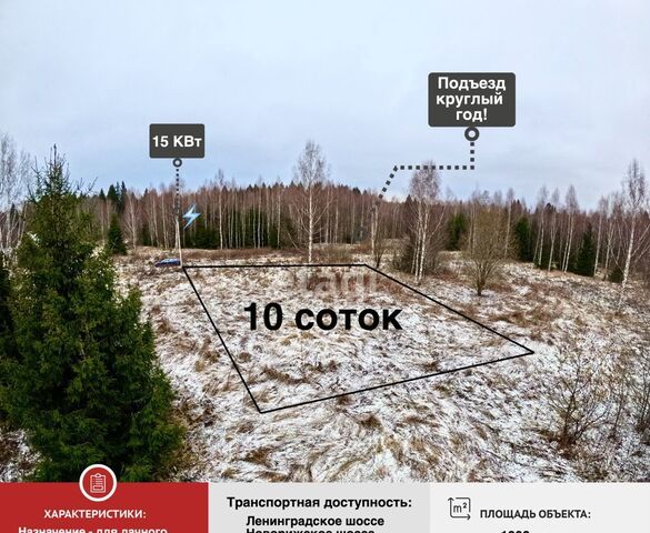 г Высоковск 68 км, коттеджный пос. Подсолнухи, Цветочная ул, г. о. Клин, Ленинградское шоссе фото